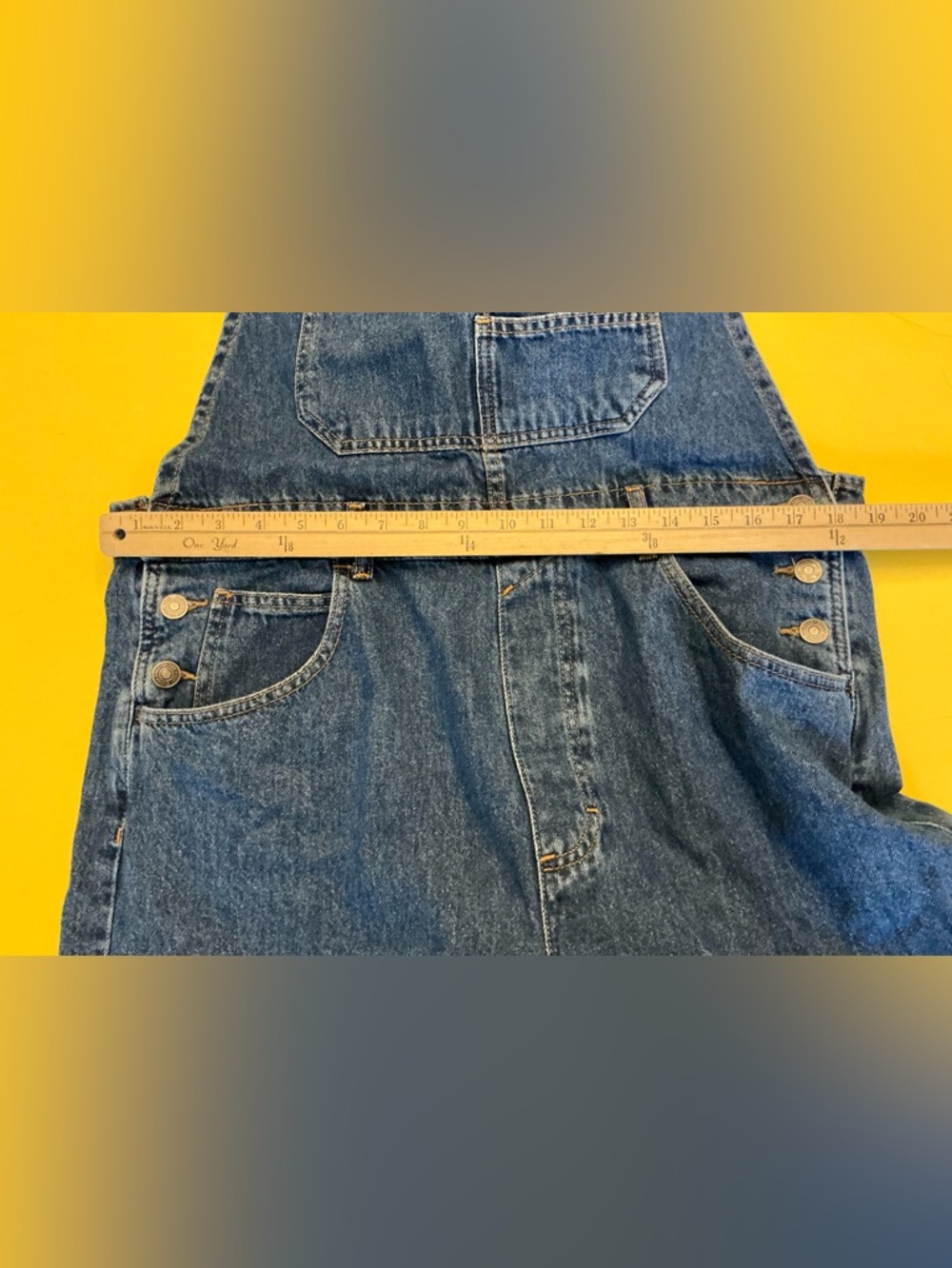 We the Free People Ziggy denim overalls sz XL - Picture 7 of 8